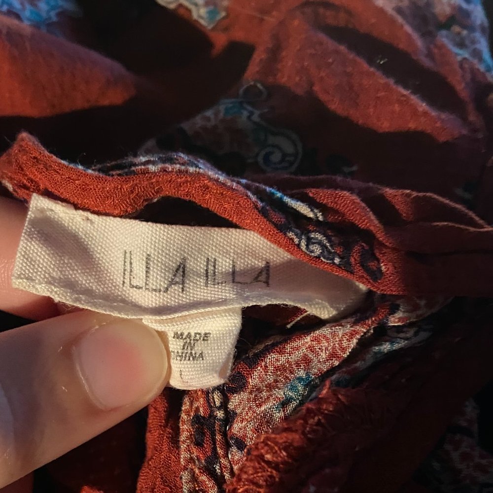 ILLA ILLA patterned rhomper
